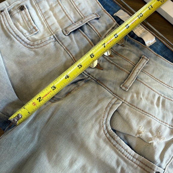 Lanca Perfume Light Wash Jeans Stretch Distressed Brazilian 36 Skinny - Picture 10 of 14